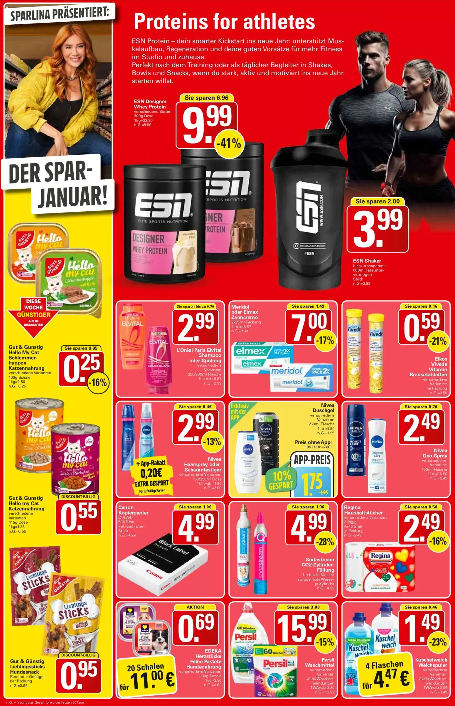 WEZ Prospekt – gültig ab 29.12.2025 | Seite: 14 | Produkte: Shampoo, Duschgel, Waschmittel, Sodastream