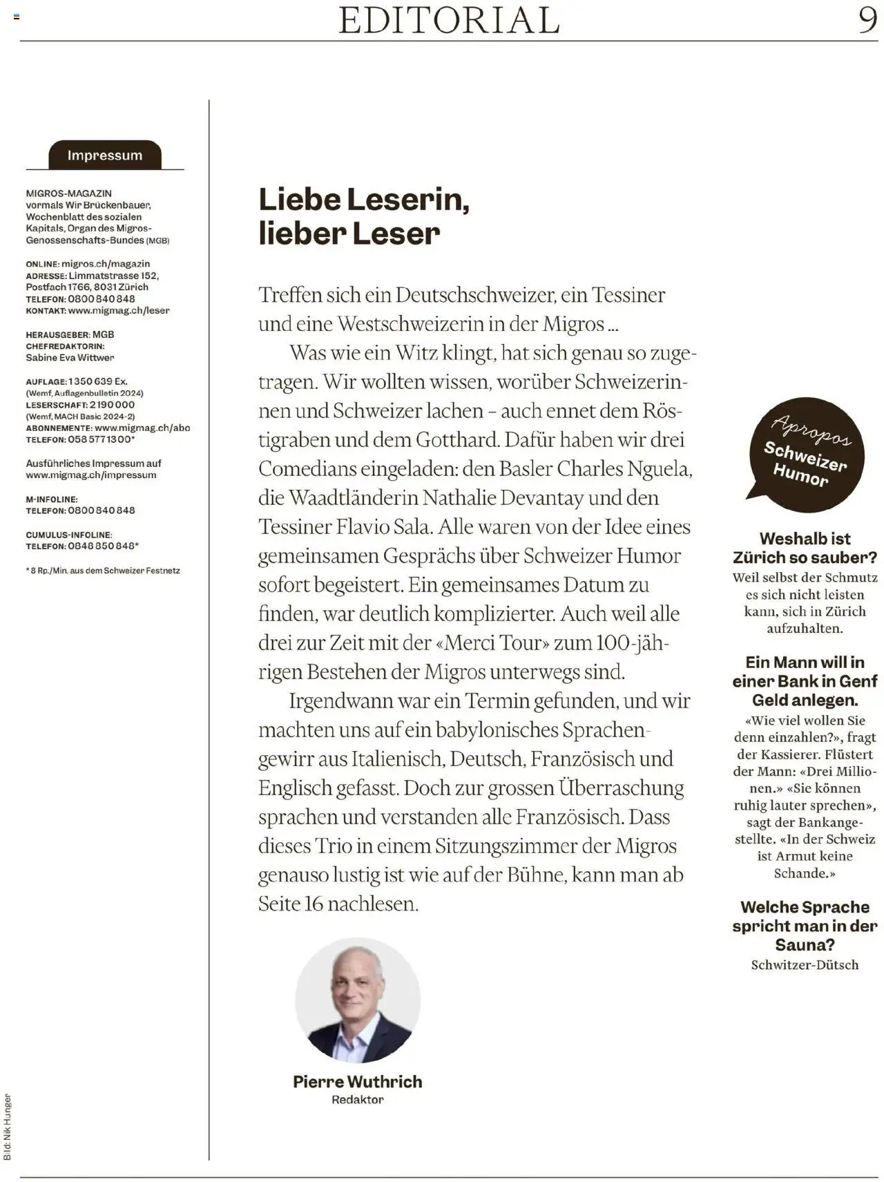 Migros Magazin ab 03.06.2025 | Seite: 9 | Produkte: Telefon