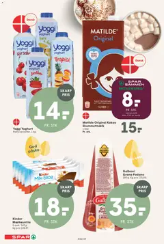 Spar - Tilbudsavis uge 13 gyldig fra 20.03.2026 | Side: 10 | Produkter: Yoghurt, Jordbær, Kakao
