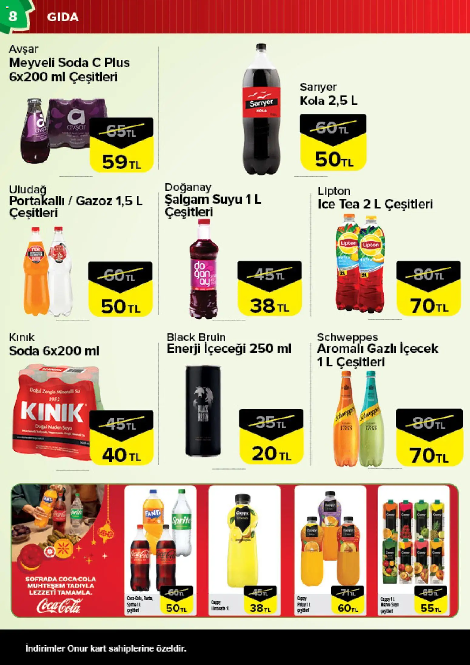 Onur Market Katalog - 10.02.2026 tarihinden itibaren geçerlidir | Sayfa: 8