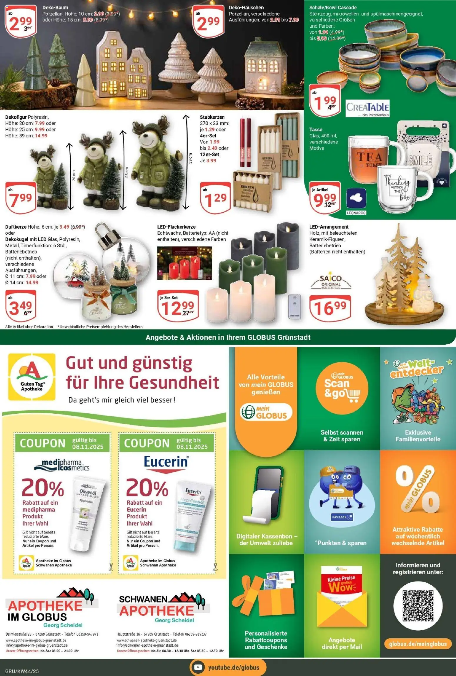 Globus prospekt Grünstadt	 – gültig ab 26.10.2025 | Seite: 28 | Produkte: Batterien, Olivenol, Telefon, Uhr