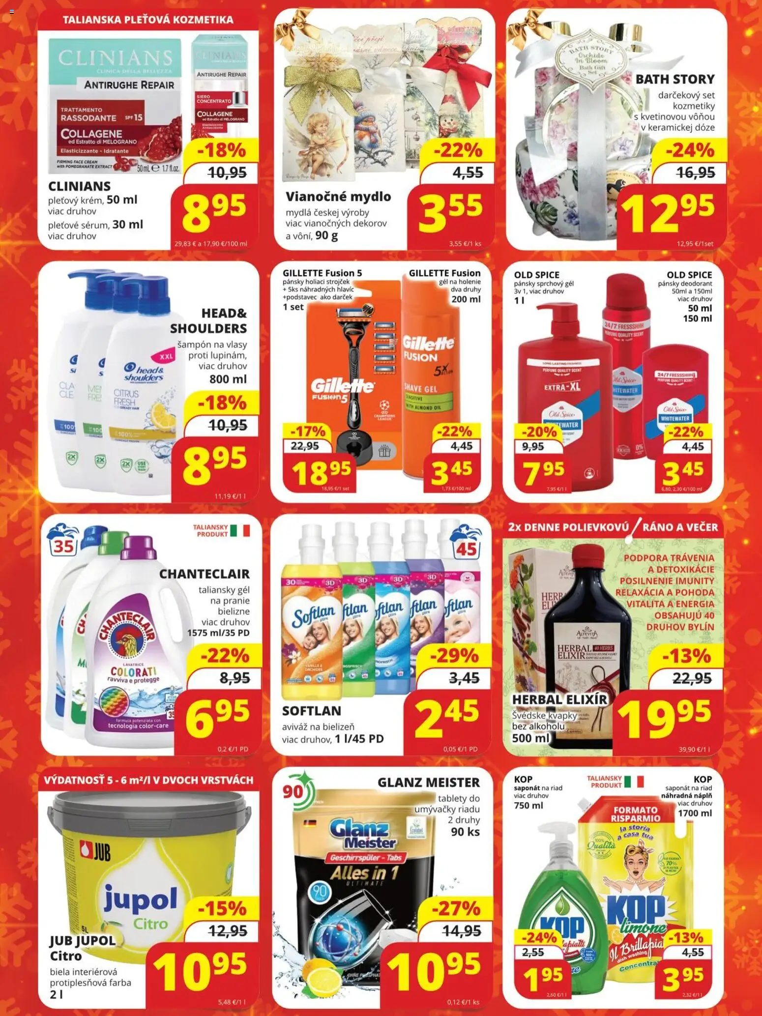 Nové Retrogéria akcie – leták je platný od 01.12.2025 | Strana: 2 | Produkty: Strojček, Holiaci strojček, Šampón, Sprchový gél