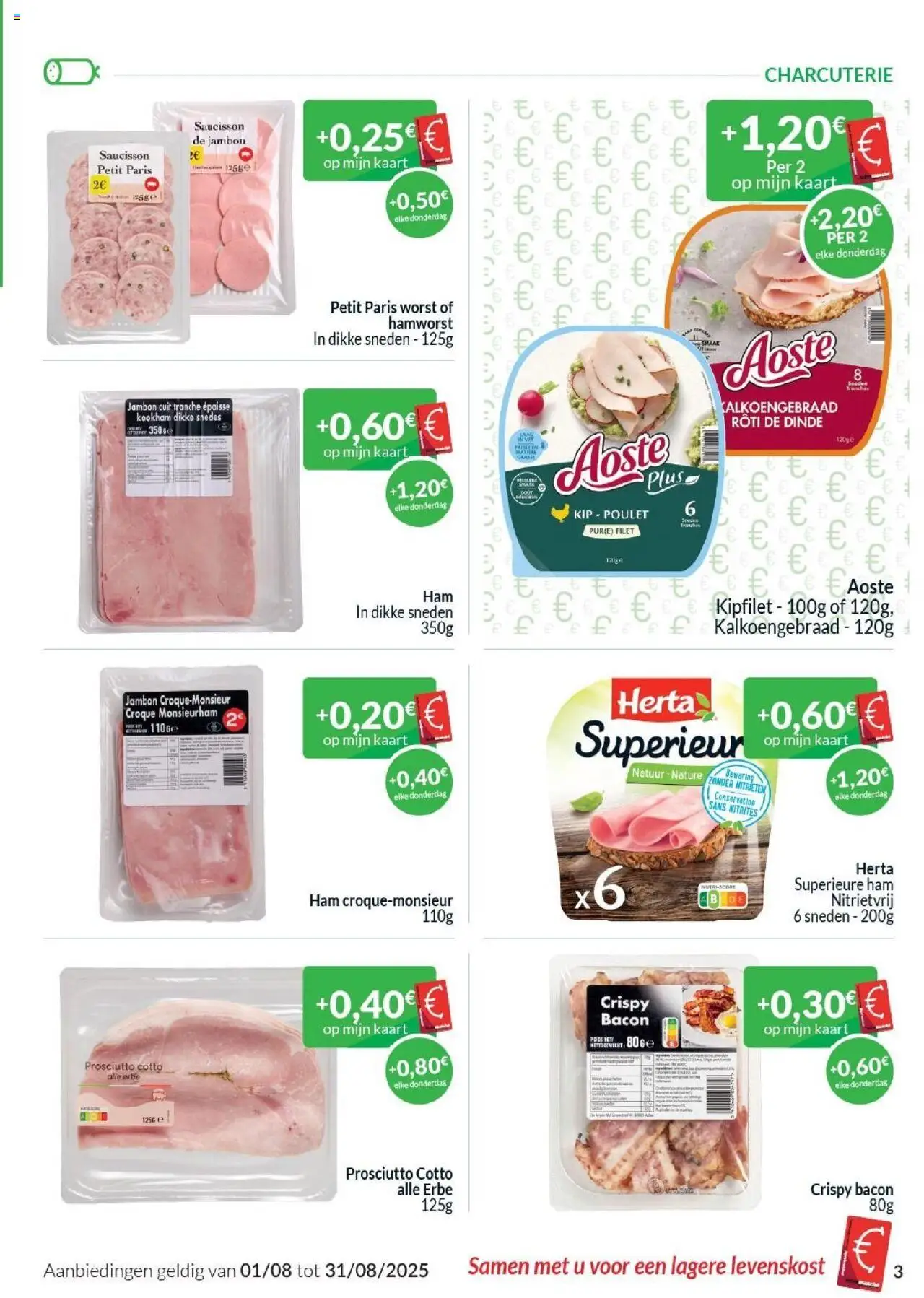  | Pagina: 3 | Producten: Ham, Worst, Kip, Kaart