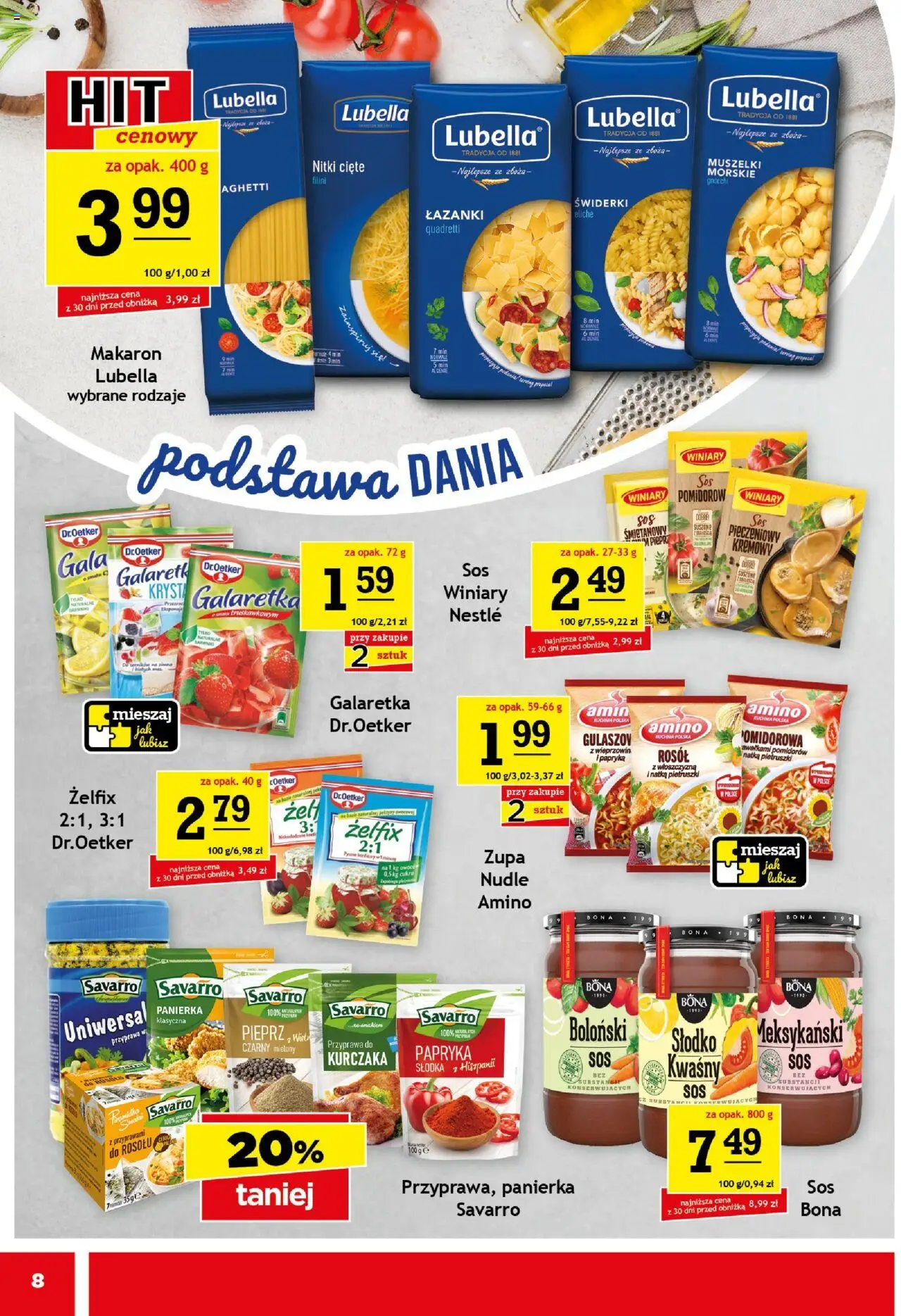 Gram Market Gazetka od 11.06.2025 | Strona: 8 | Produkty: Papryka, Zupa, Makaron, Sos