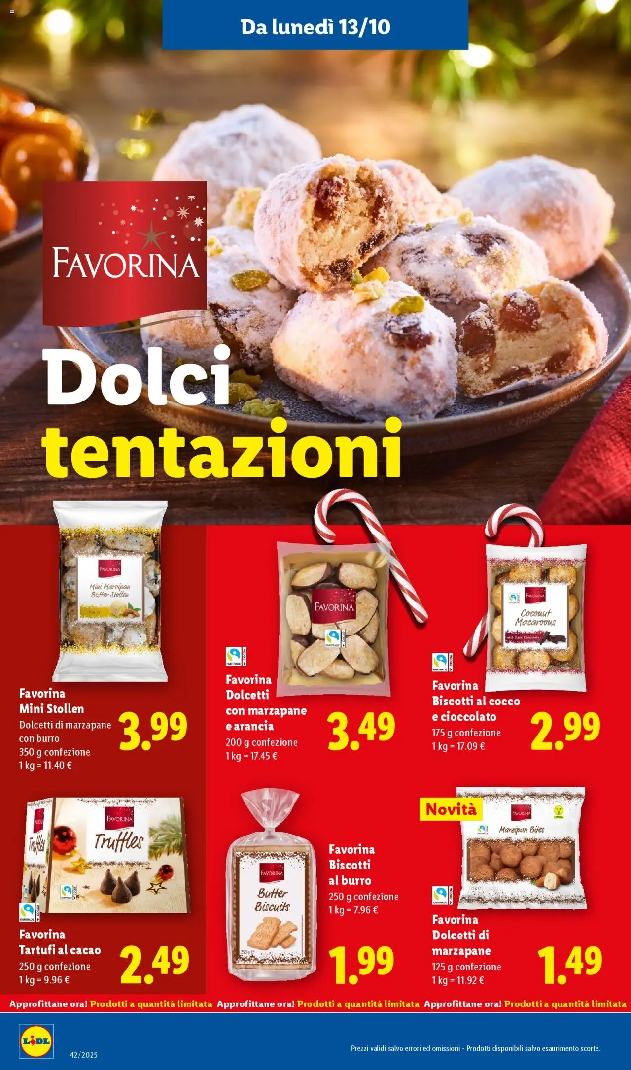 Volantino Lidl del 13.10.2025 | Pagina: 30 | Prodotti: Biscotti, Burro, Cocco, Cacao