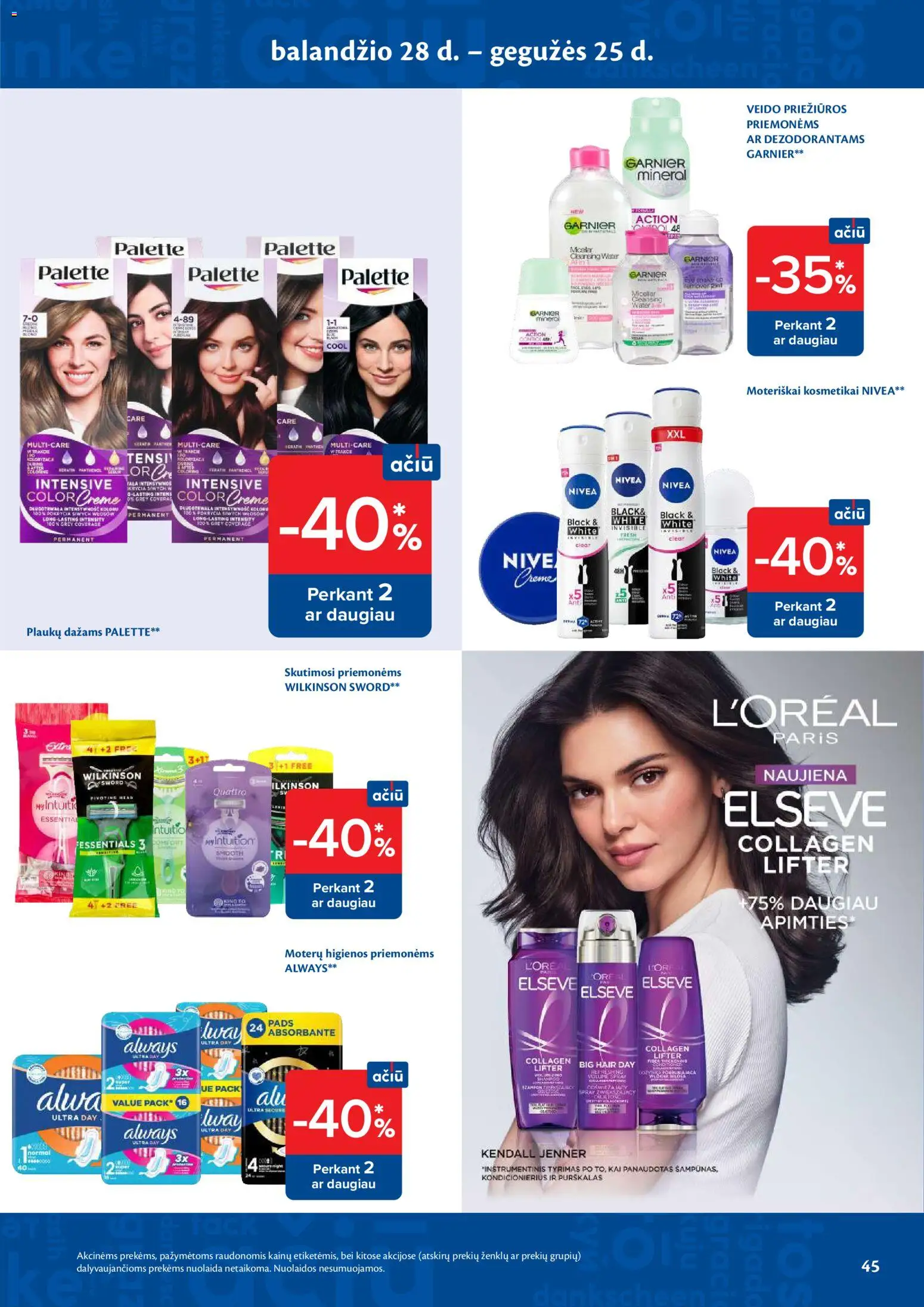 MAXIMA akcijos nuo 28.04.2026 | Puslapis: 45 | Prekių: Kondicionierius, Plaukų dažai