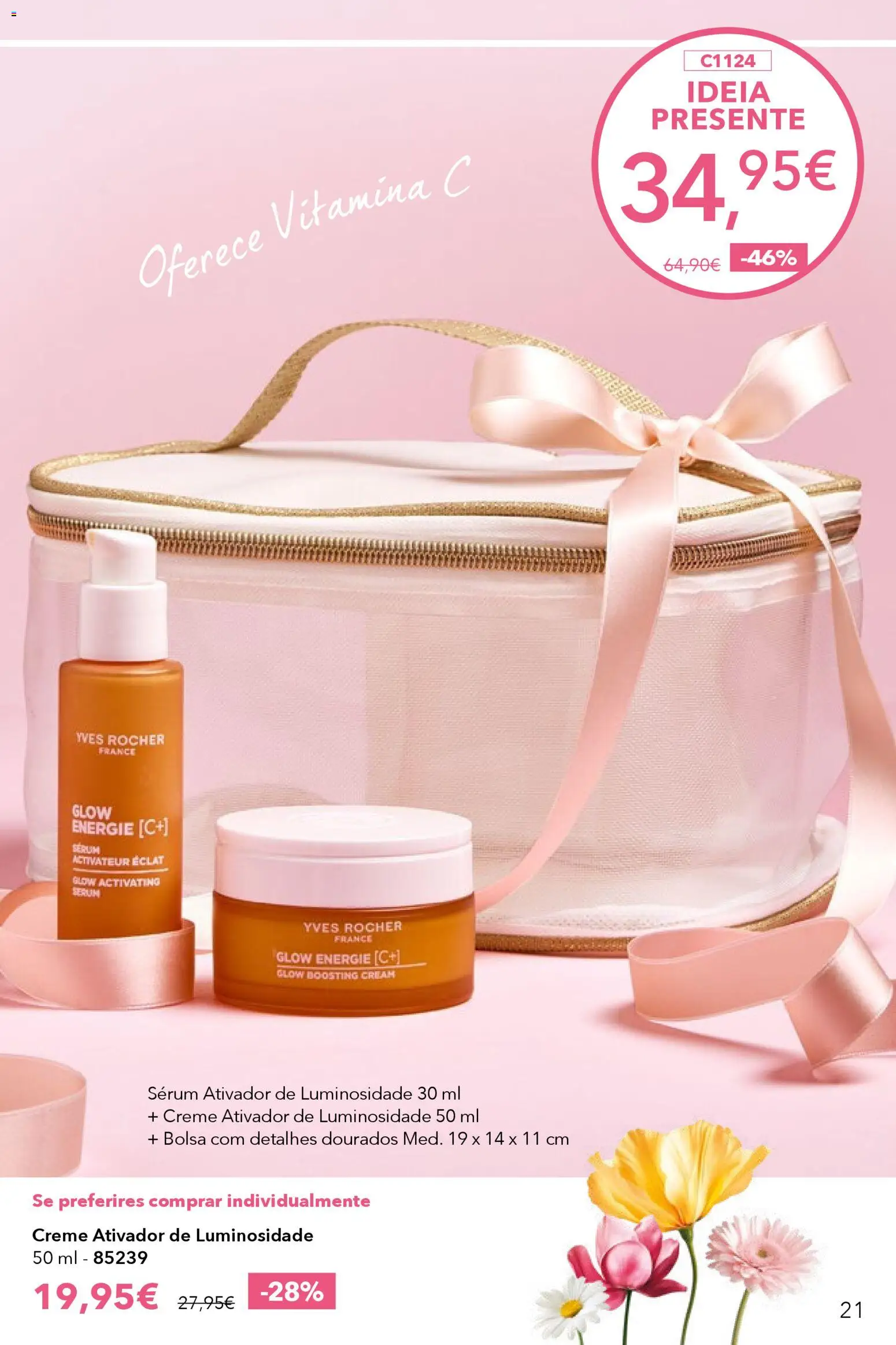 Yves Rocher catálogo 6 │ válido de 17.04.2026 | Página: 21 | Produtos: Bolsa, Sérum, Vitamina c, Creme