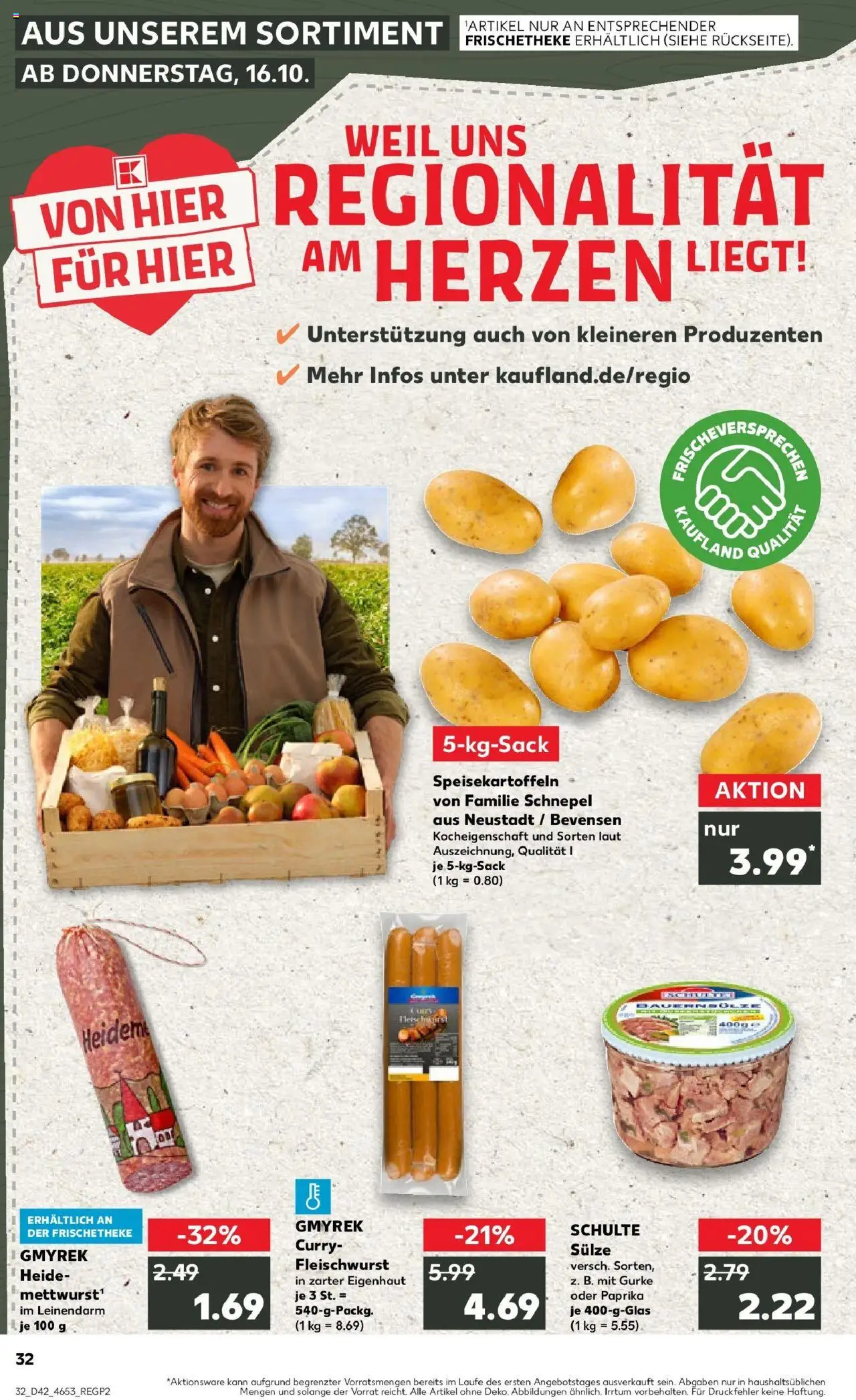 Kaufland prospekt Nienburg	 – gültig ab 19.10.2025 | Seite: 32 | Produkte: Paprika