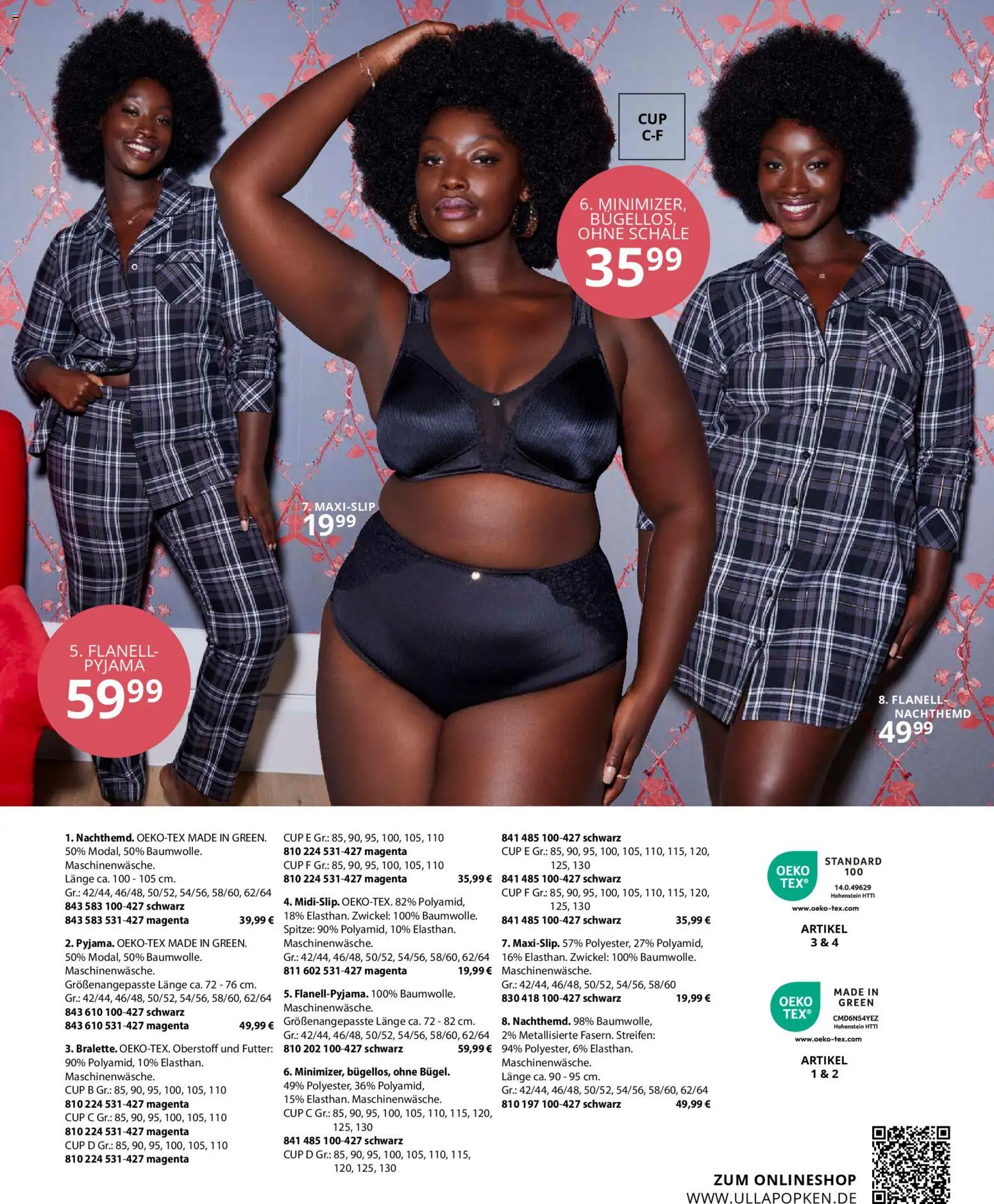 Ulla Popken Prospekt 	 – gültig ab 01.11.2025 | Seite: 165 | Produkte: Pyjama