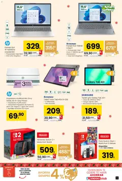 Vista previa Eroski - Conekta válido desde el 18.12.2025 | Página: 5 | Productos: Té, Nintendo, Altavoces, Impresora