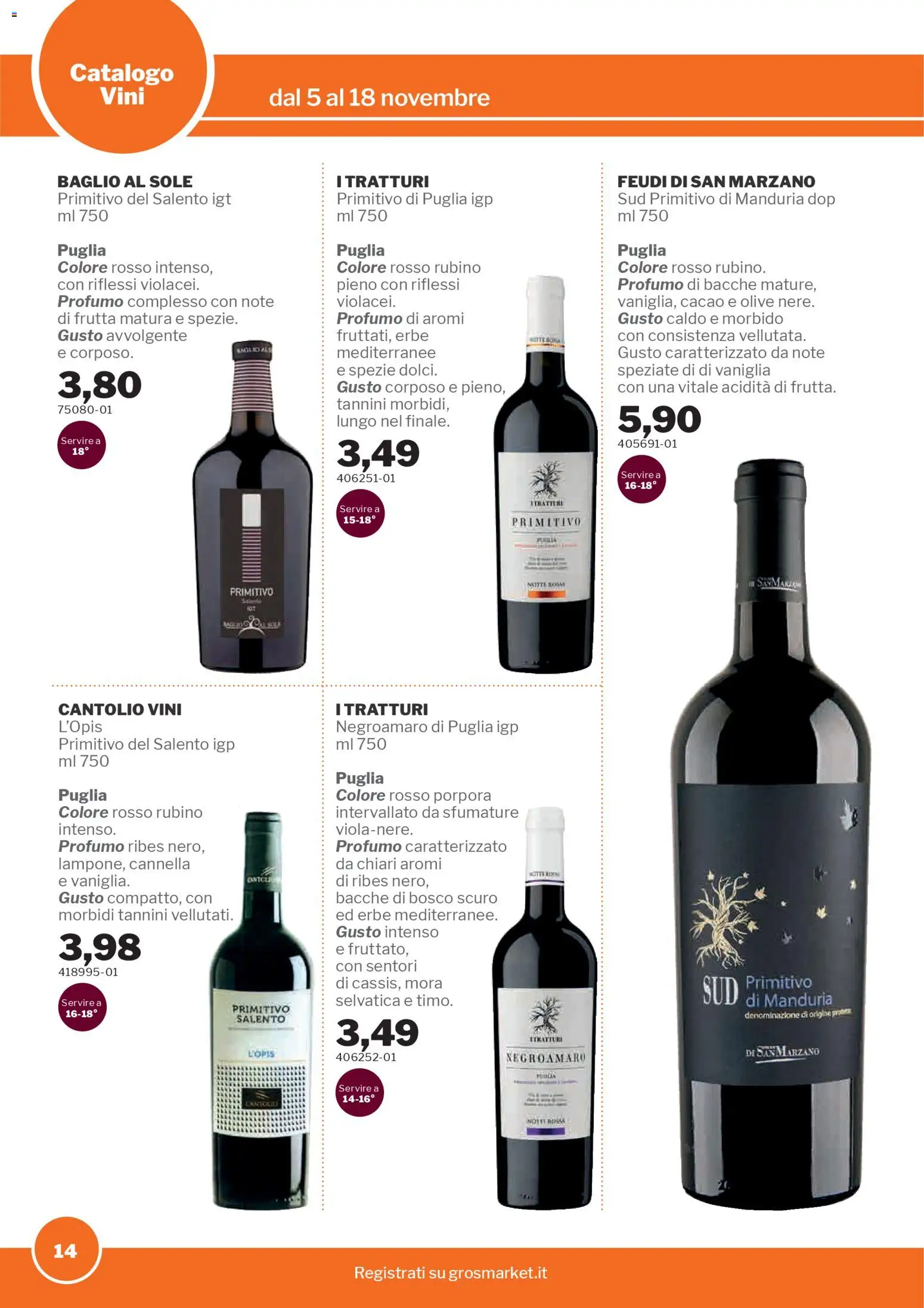 Volantino Sogegross del 05.11.2025 | Pagina: 14 | Prodotti: Spezie, Olive, Cacao, Profumo
