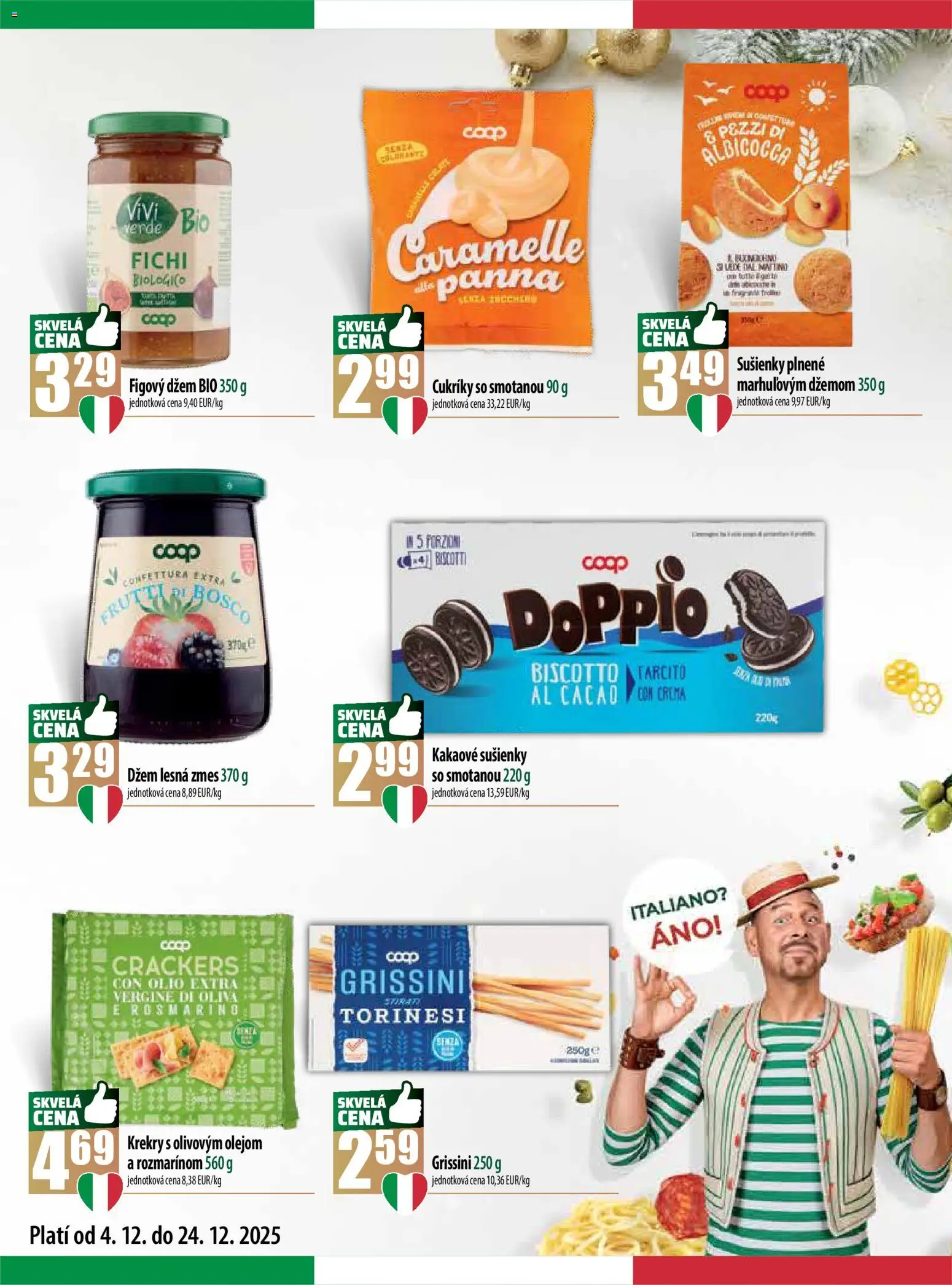 Nové COOP Jednota akcie – leták je platný od 04.12.2025 | Strana: 7 | Produkty: Cukríky