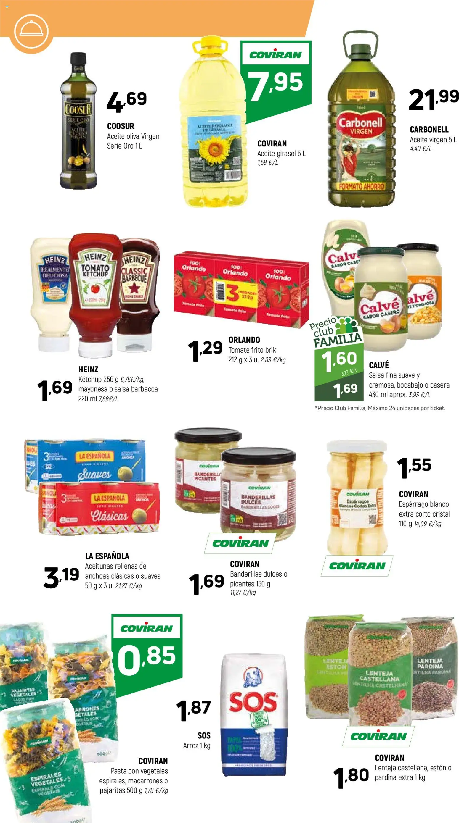 Coviran ofertas │ válido desde el 24.03.2026 | Página: 12 | Productos: Aceite, Arroz, Οθόνη προβολής, Barbacoa