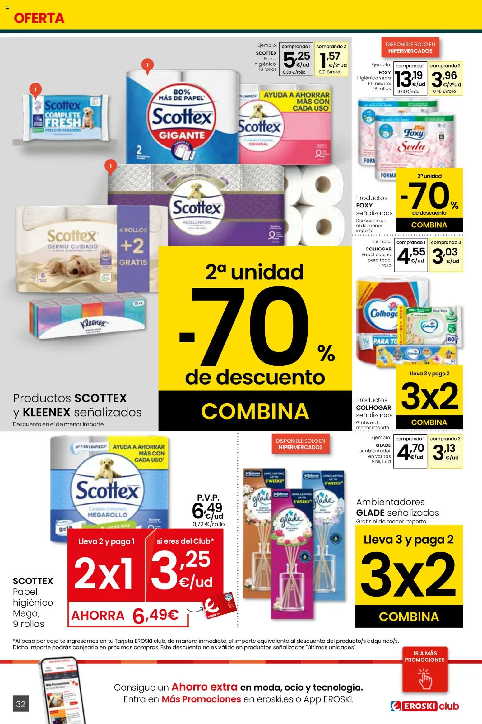 Eroski folleto │ válido desde el 05.01.2026 | Página: 32 | Productos: Papel higienico, Té, Cocina, Caja