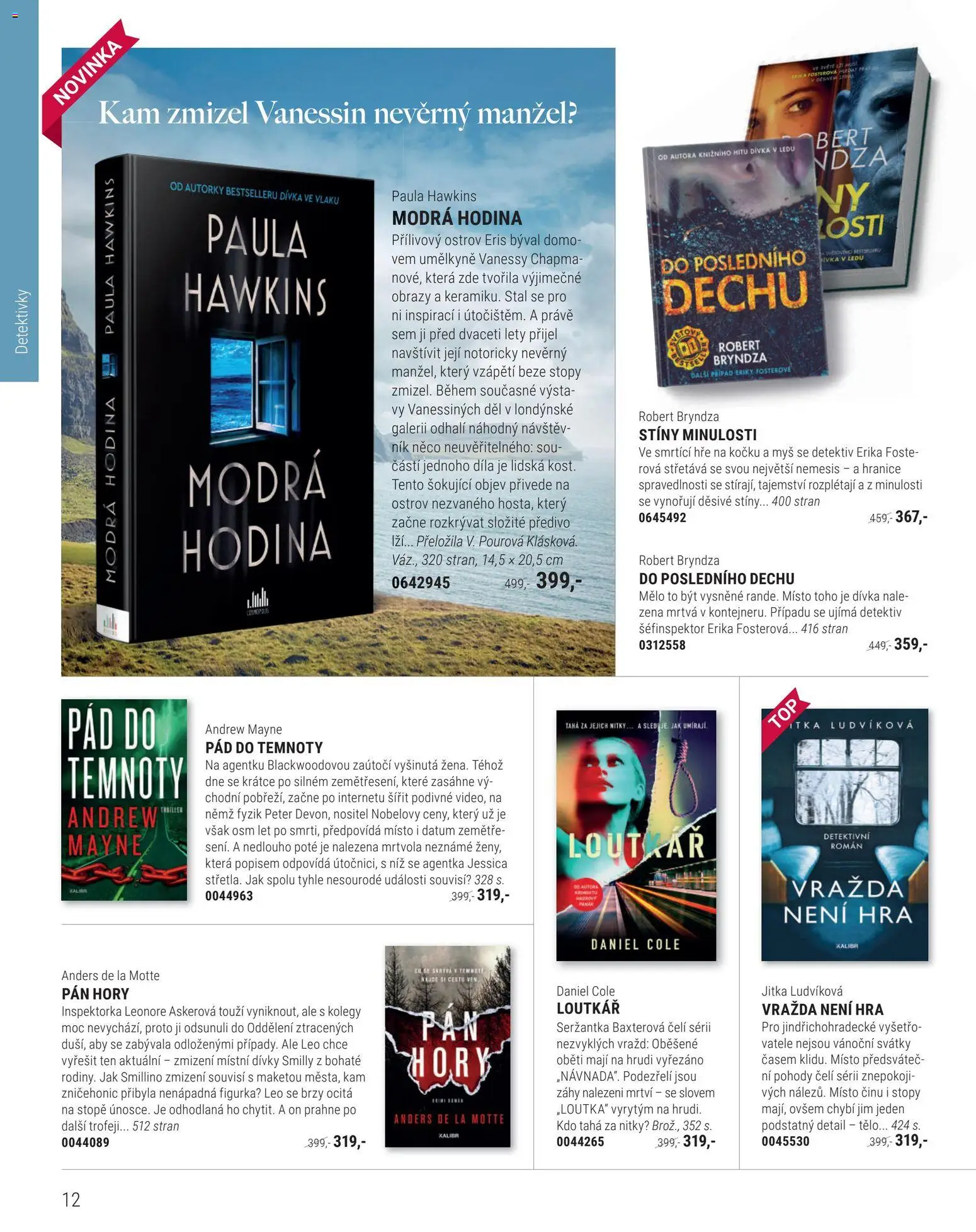 Knižní klub leták od 01.01.2026 | Strana: 12 | Produkty: Myš, Obrazy, Hra, Bryndza