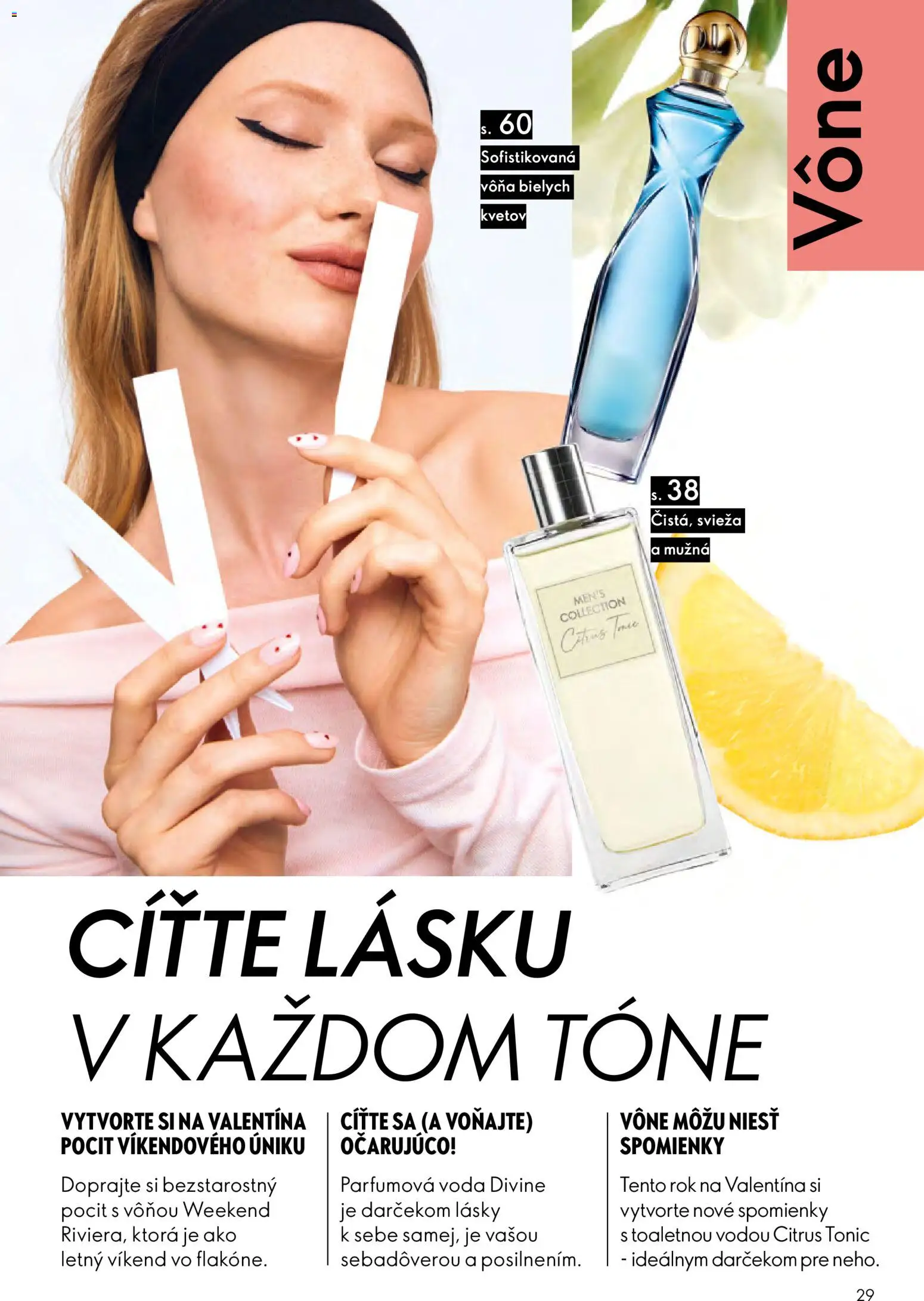 Nové Oriflame akcie – leták je platný od 21.01.2026 | Strana: 29 | Produkty: Voda
