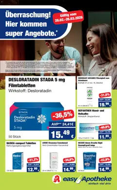 Easy Apotheke Prospekt 	 ab 28.02.2026 gültig