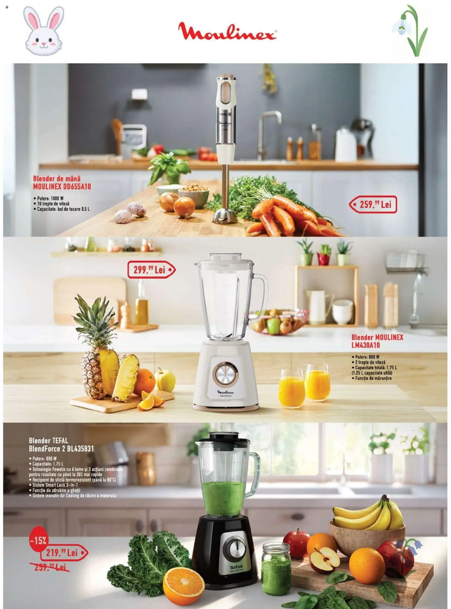 Noul catalog Carrefour – valabil de la 23.03.2026 | Pagină: 12 | Produse: Blender, Bol