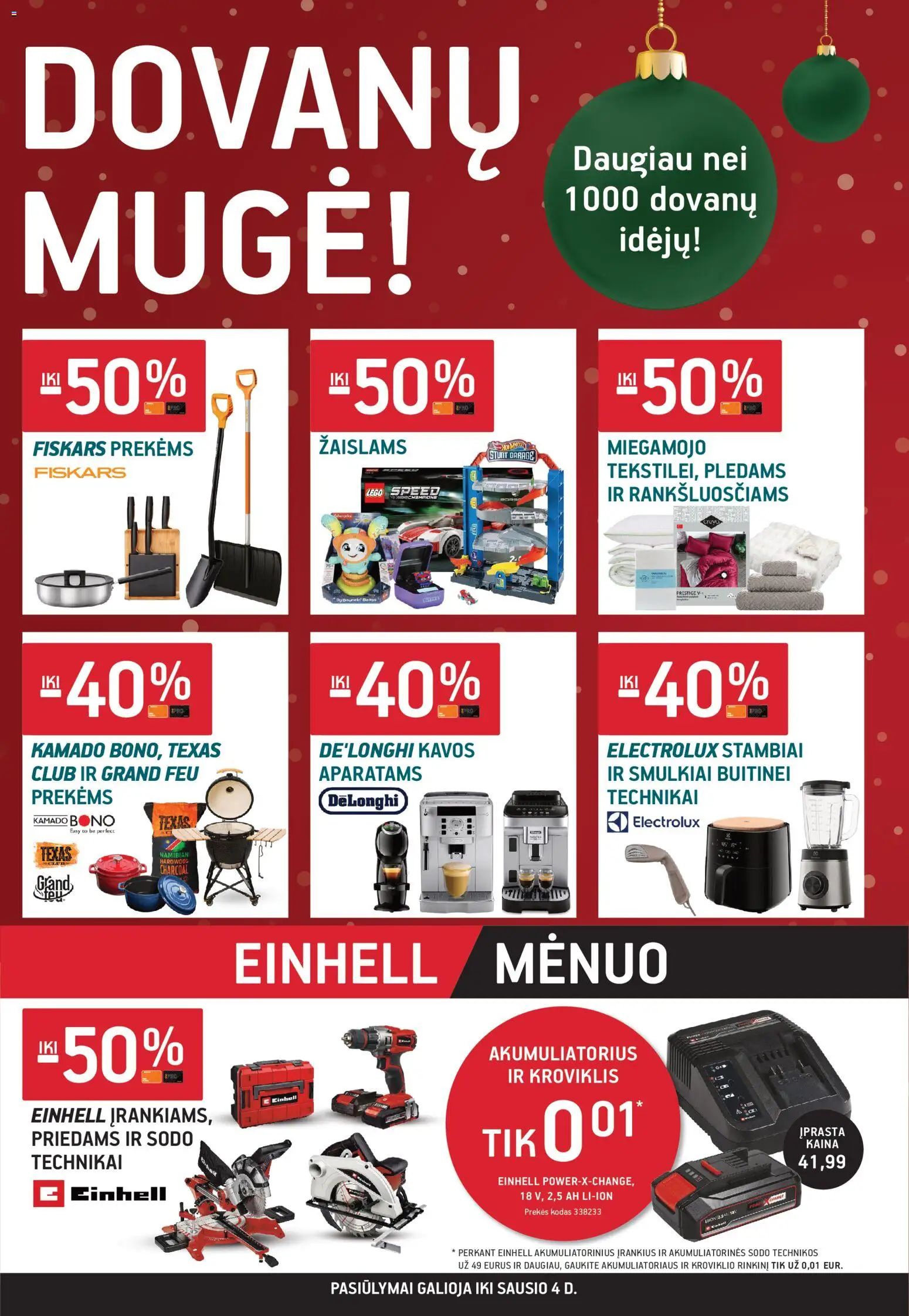 ERMITAŽAS akcijos nuo 01.12.2025 | Puslapis: 48 | Prekių: Akumuliatorius