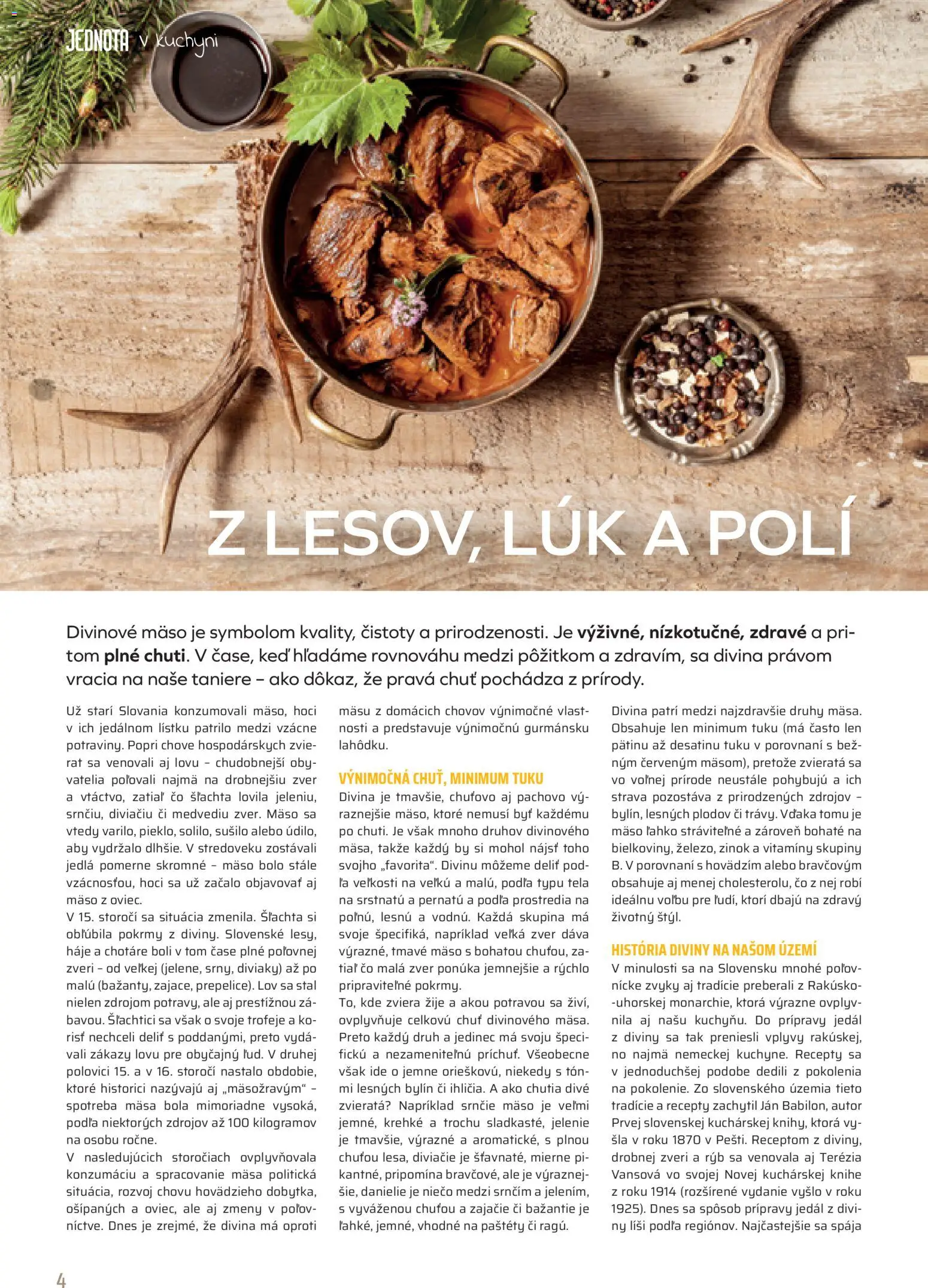 Nové COOP Jednota akcie – leták je platný od 01.11.2025 | Strana: 4 | Produkty: Taniere