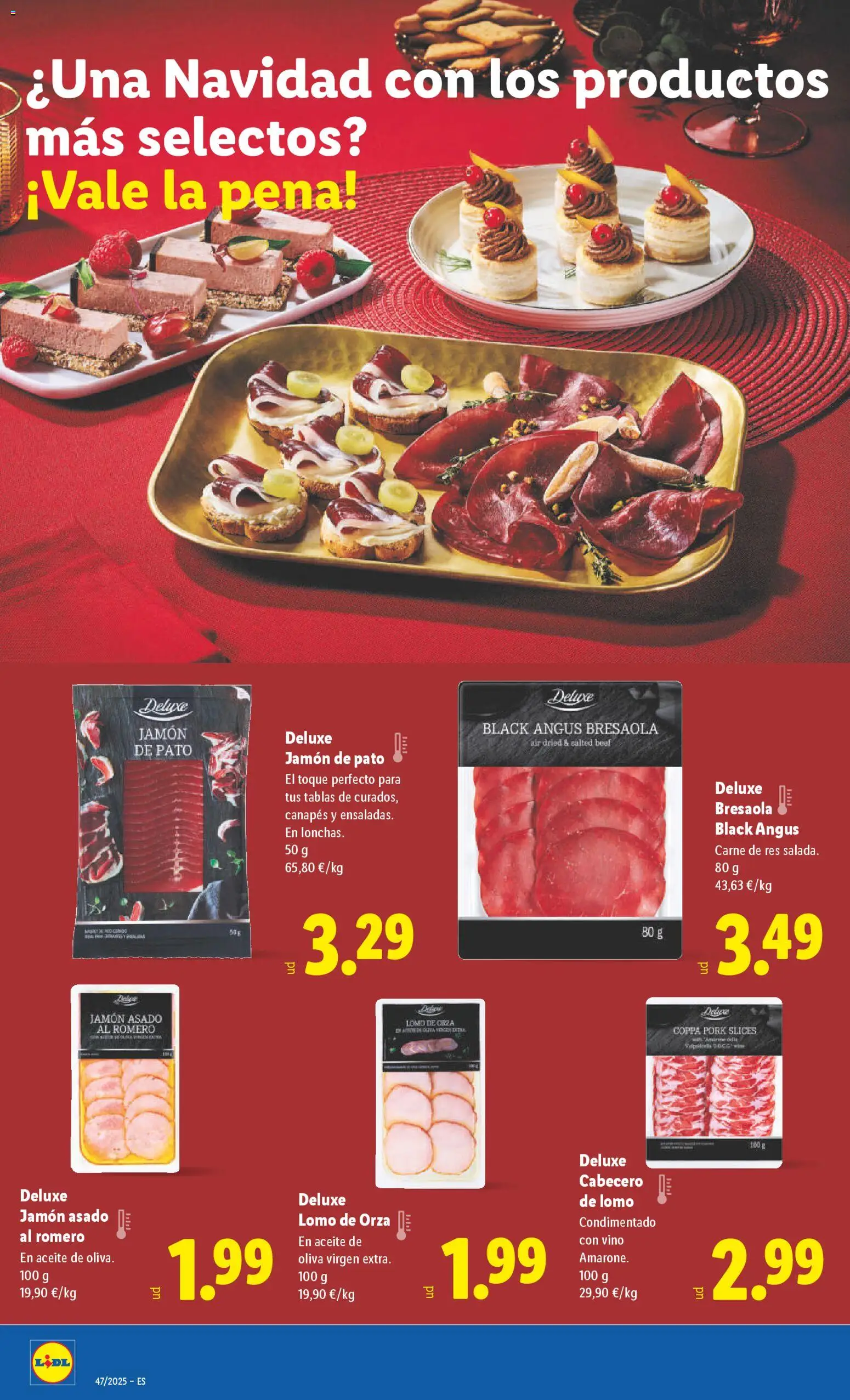 Lidl folleto │ válido desde el 17.11.2025 | Página: 22 | Productos: Aceite, Jamón, Vino, Aceite de oliva