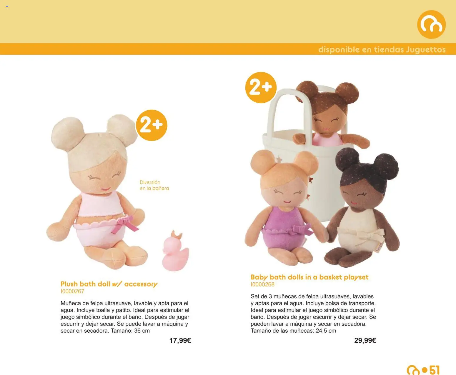 Juguettos catálogo │ válido desde el 15.10.2025 | Página: 51 | Productos: Muñeca, Bolsa