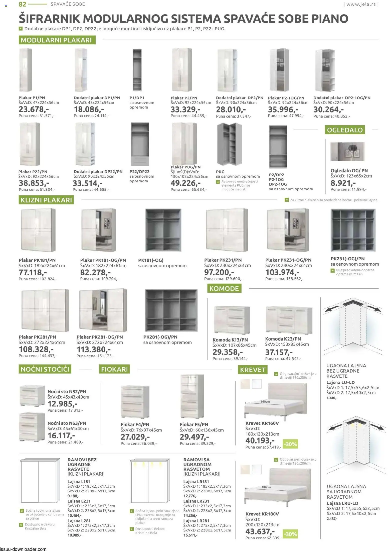 Jela katalog - važi od 09.02.2026 | Strana: 82 | Proizvode: Krevet, Komoda, Sto, Ogledalo