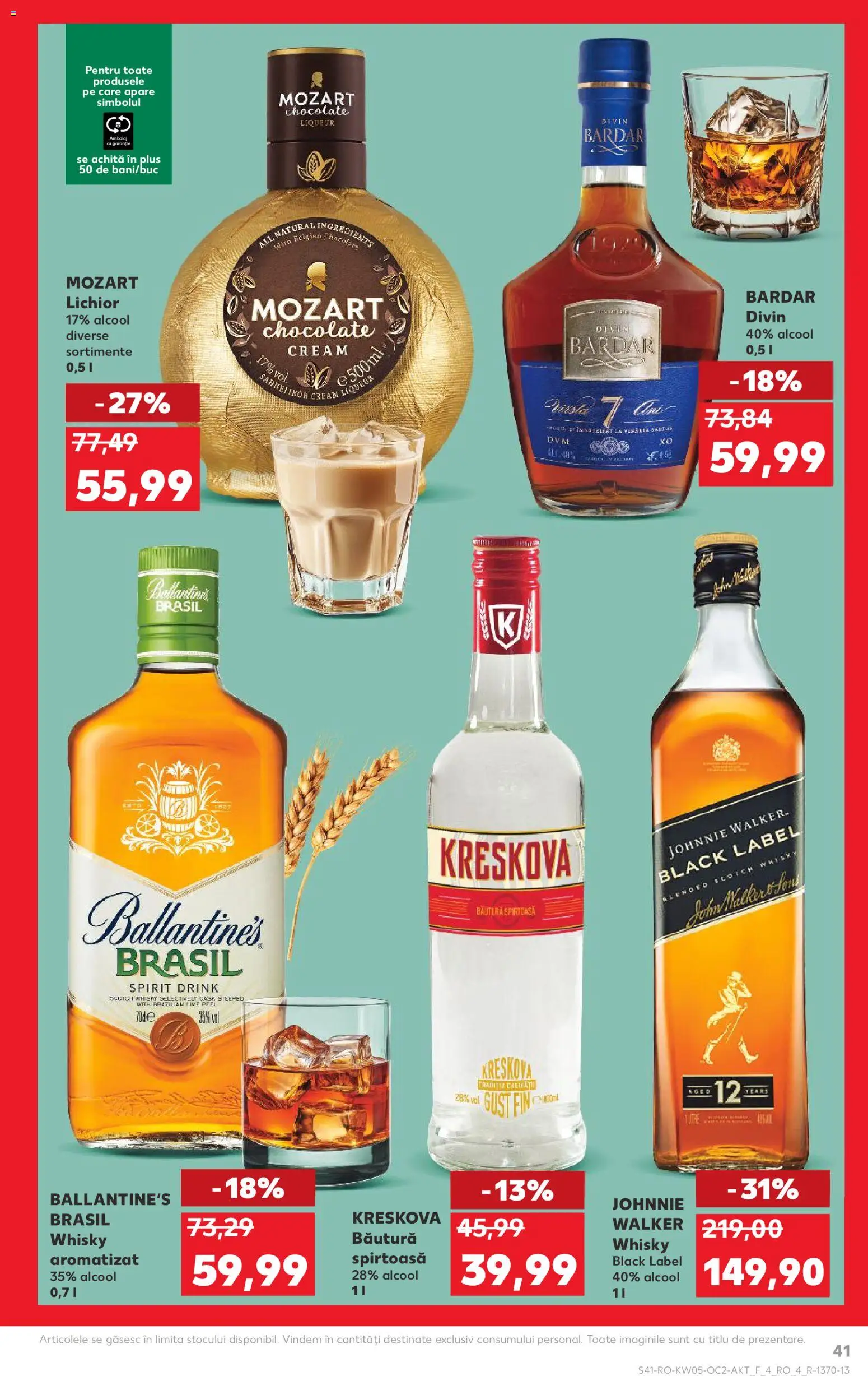 Noul catalog Kaufland – valabil de la 28.01.2026 | Pagină: 41 | Produse: Lichior