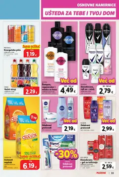 Plodine - Katalog - Pregled kataloga iz trgovine Plodine, vrijedi od 28.01.2026 | Stranica: 33 | Proizvodi: Roll on, Maska za kosu, Limun, Cedevita