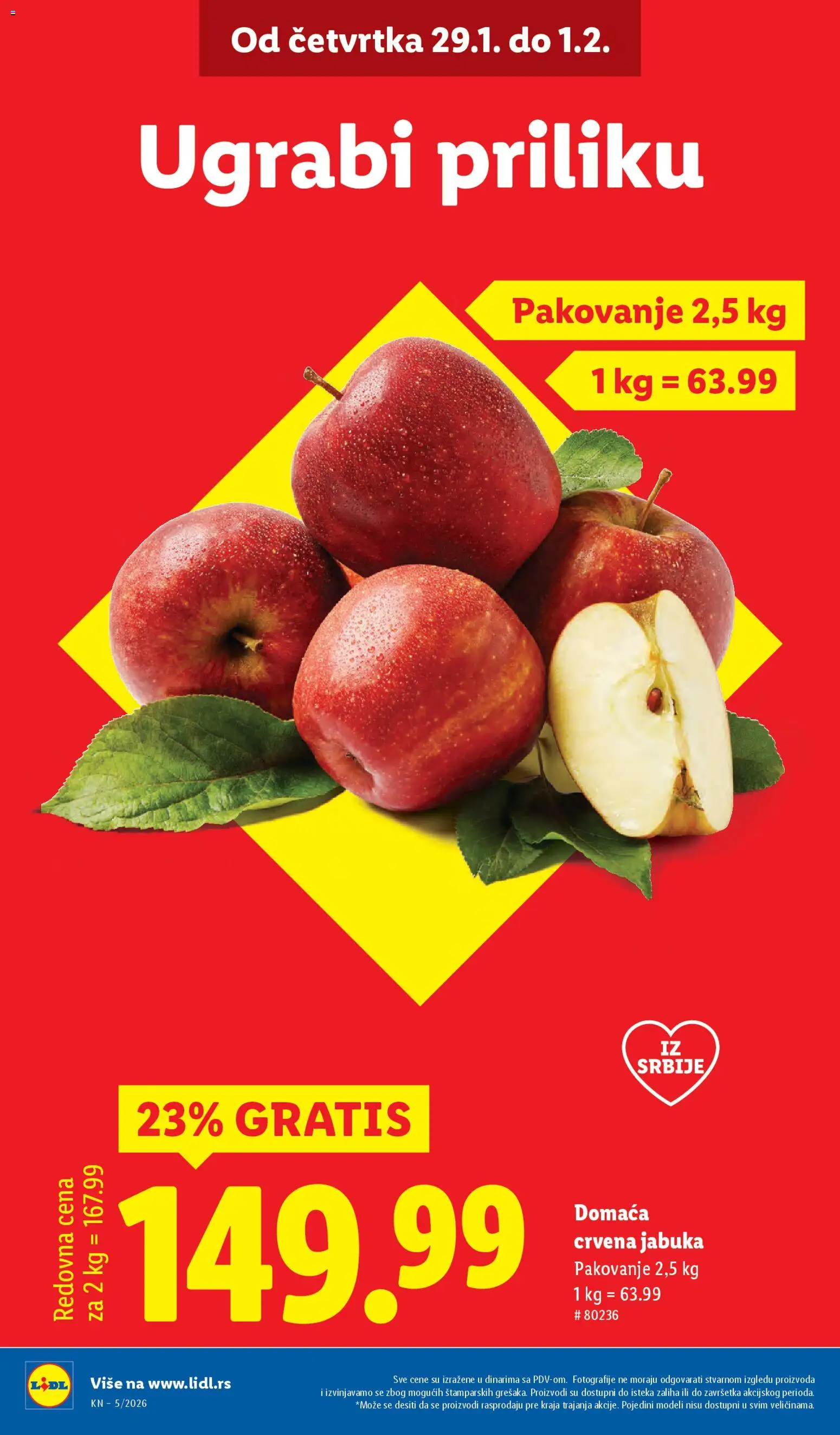 Lidl katalog - važi od 29.01.2026 | Strana: 2 | Proizvode: Pakovanje