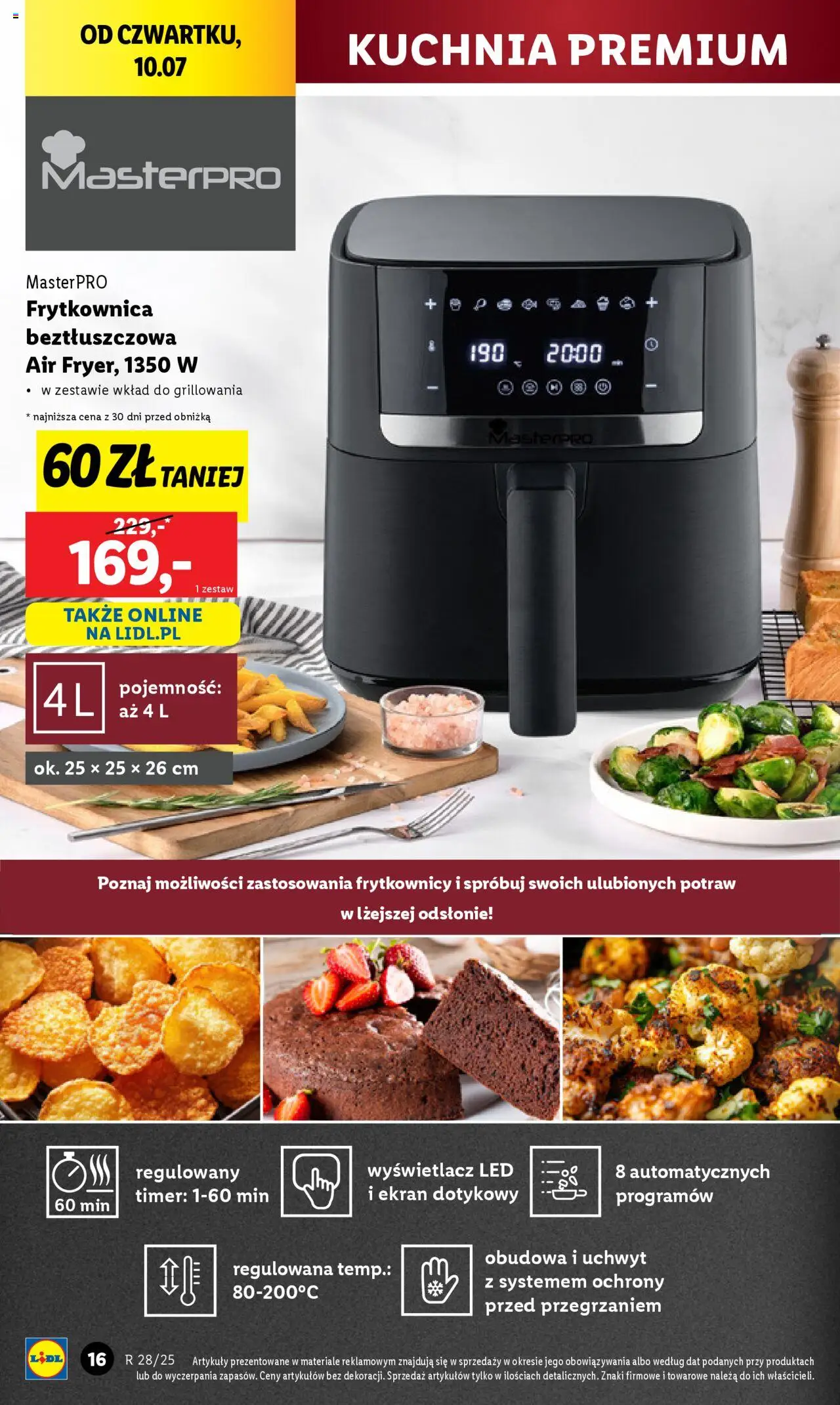 Lidl Katalog od 07.07.2025 | Strona: 18 | Produkty: Frytkownica, Frytkownica beztłuszczowa