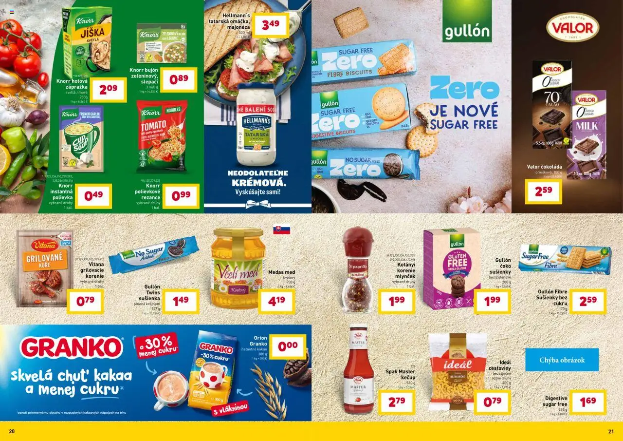 Nové Billa akcie – leták je platný od 01.10.2025 | Strana: 11 | Produkty: Cestoviny, Čokoláda, Med, Granko