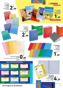 Volantino Conad del 22.08.2025 | Pagina: 9
