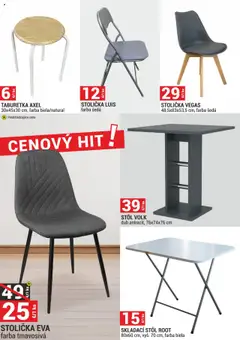 Merkury Market leták │ platný od 01.07.2025 | Strana: 10 | Produkty: Stôl, Taburetka, Stolička