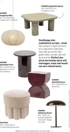 KARWEI - Woonspecial Meublels 2025 - Voorbeeld van een folder van KARWEI, geldig van 29.09.2025 | Pagina: 11 | Producten: Keramiek