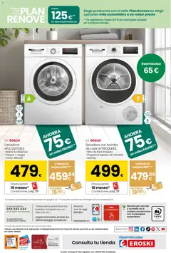 Vista previa Eroski - Qué a gusto válido desde el 07.01.2026 | Página: 32 | Productos: Té, Lavadora, Secadora