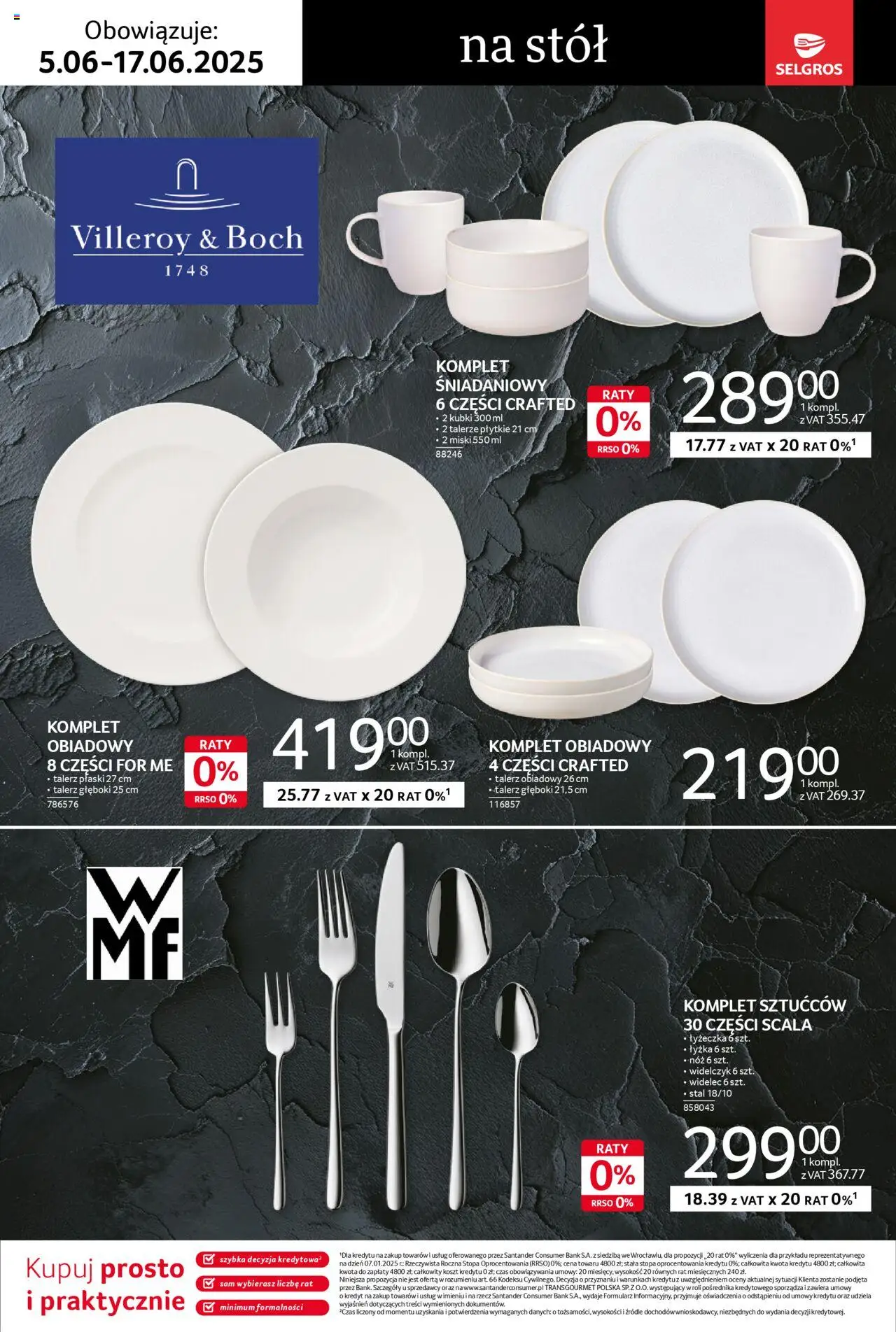 Selgros cash&carry Gazetka - Premium od 05.06.2025 | Strona: 5 | Produkty: Talerze, Stół