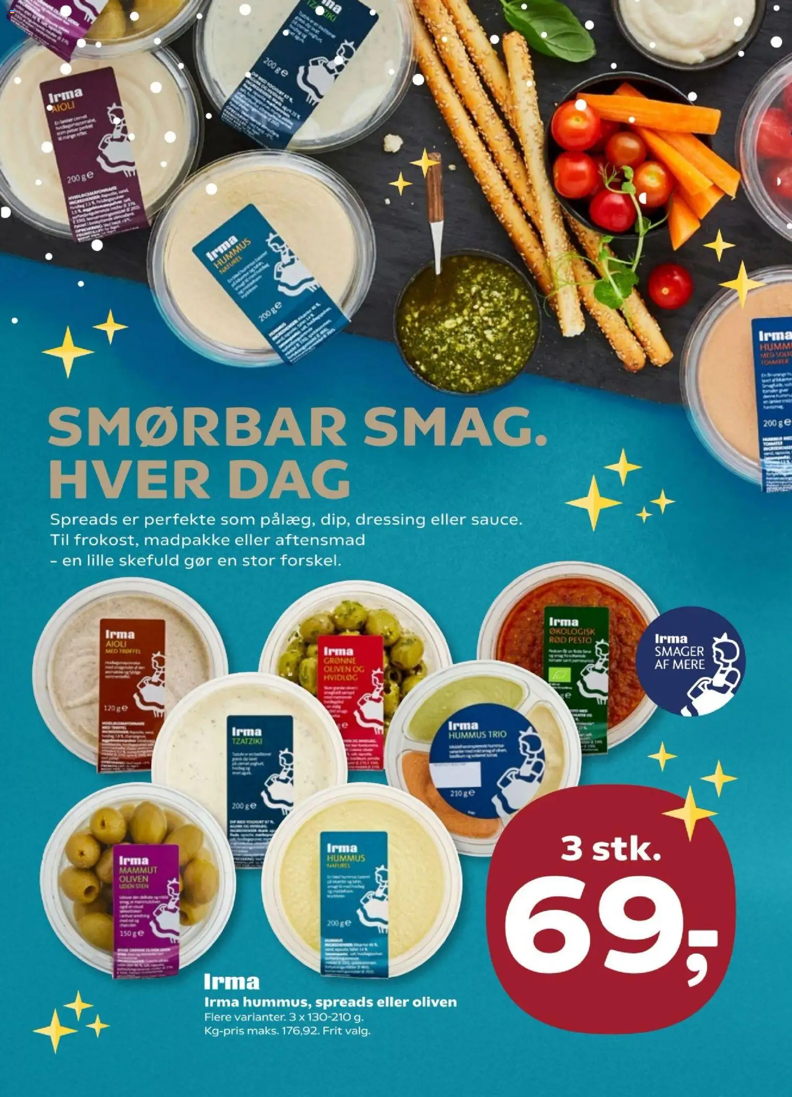 Super Brugsen tilbudsavis – gyldig fra 05.12.2025 | Side: 34 | Produkter: Dressing, Hvidløg, Tzatziki, Oliven