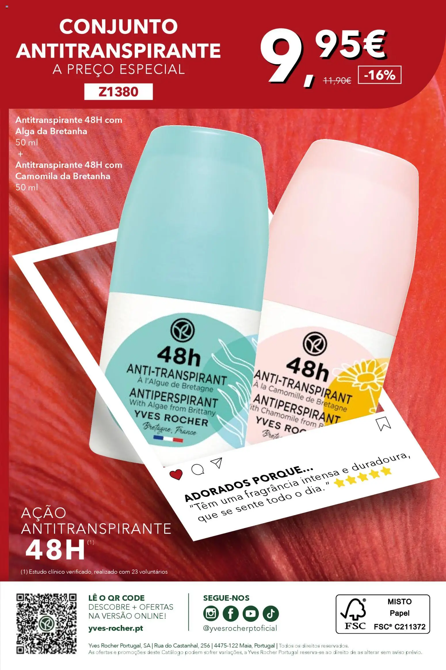 Yves Rocher catálogo 1 │ válido de 31.12.2025 | Página: 76 | Produtos: Fragrância, Antitranspirante