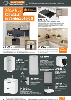 OBI Akciós újság - amely érvényes a következő dátumtól: 24.11.2025 | Oldal: 26 | Termékek: Csaptelep, Vízmelegítő, Konyhabútor, Mosdó