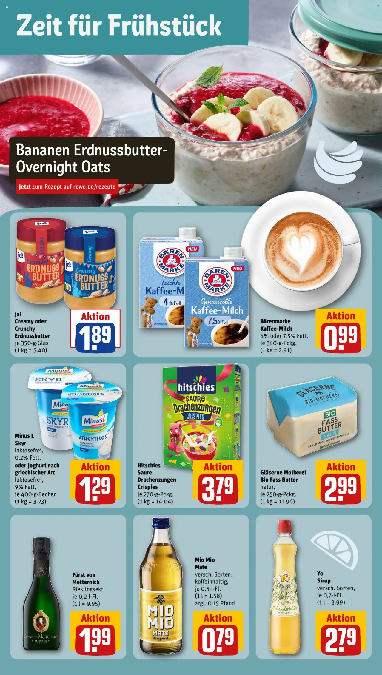 Rewe ihr Kaufpark Prospekt 	 - gültig ab dem 18.08.2025 | Seite: 16 | Produkte: Butter, Joghurt, Sirup, Skyr