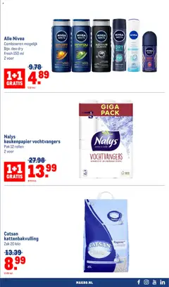 Makro - Folder - Voorbeeld van een folder van Makro, geldig van 08.10.2025 | Pagina: 55 | Producten: Keukenpapier, Zak, Gel, Alcohol