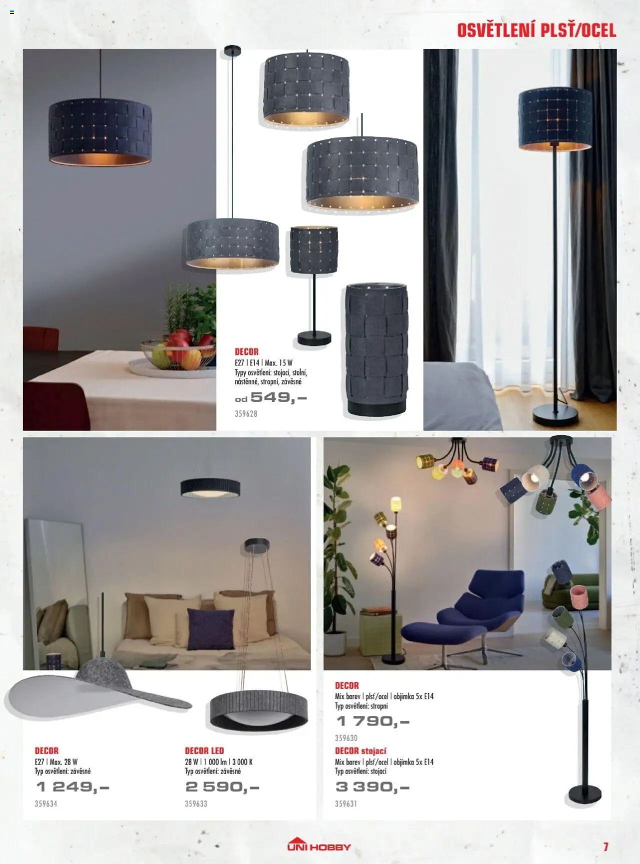 Uni Hobby katalog - Osvětlení od 03.10.2025 | Strana: 7 | Produkty: LED