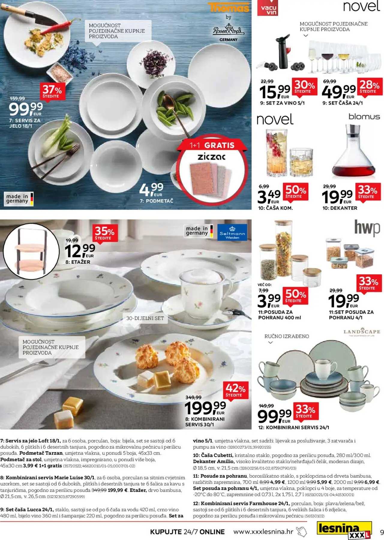 Lesnina katalog | vrijedi od 02.09.2025 | Stranica: 9 | Proizvodi: Bijelo vino, Vino, Crno vino, Šalica