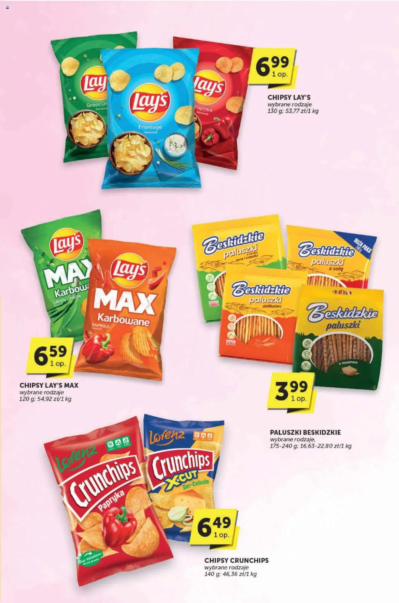 Euro Sklep Gazetka - Katalog od 04.09.2025 | Strona: 23 | Produkty: Chipsy, Papryka, Paluszki