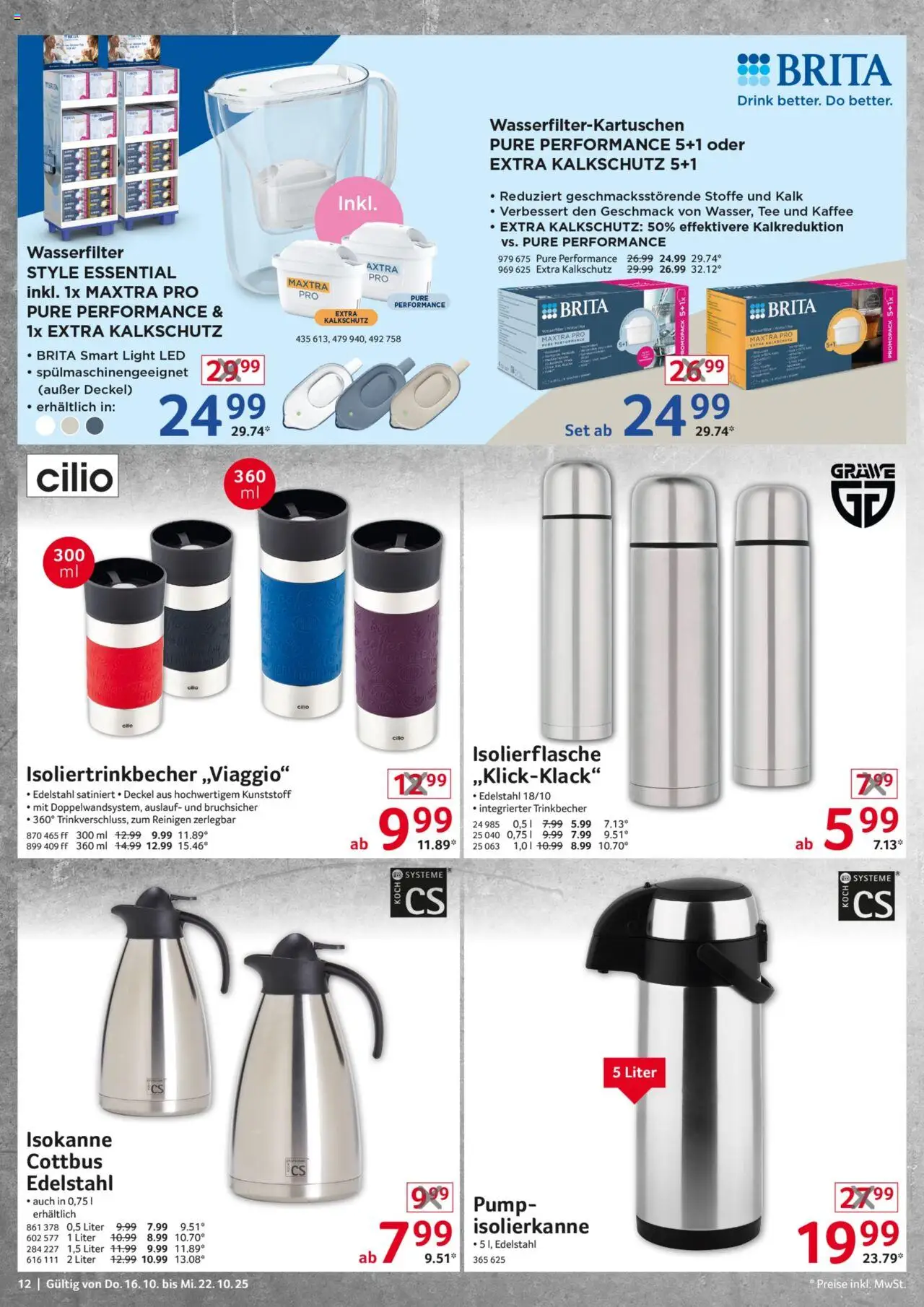 Selgros  Non Food – gültig ab 16.10.2025 | Seite: 12 | Produkte: Kaffee, Tee