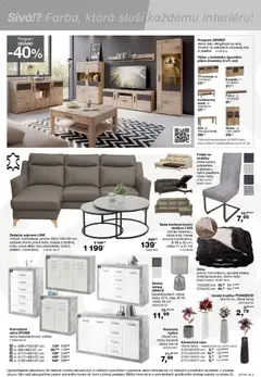 Sconto nábytok leták platný od 05.11.2025 | Strana: 20 | Produkty: Sedacia súprava, Tv, Stoličky, Lampa