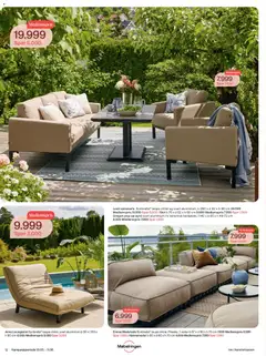 Forhåndsvisning av Møbelringen Årets hagemøbler gyldig fra 10.03.2026 | Side: 12 | Produkter: Spisesofa, Bord, Stol