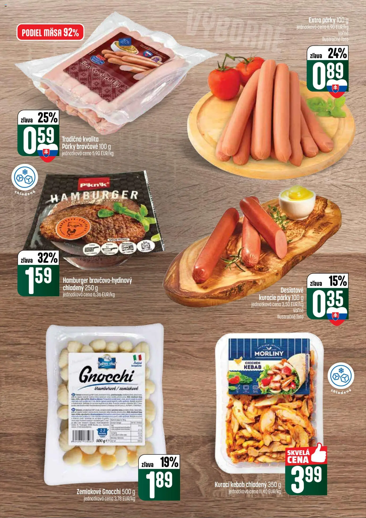 Nové COOP Jednota akcie – leták je platný od 30.04.2026 | Strana: 14 | Produkty: Párky