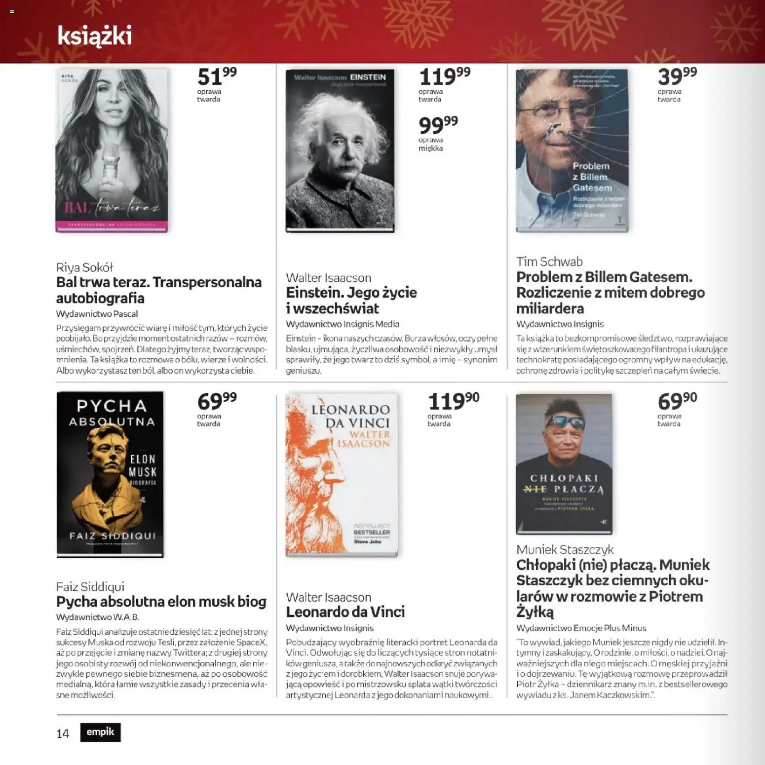 Empik promocje - Witaj w klubie znajdujących trafione prezenty dla każdego od 10.12.2025 | Strona: 14 | Produkty: Książki